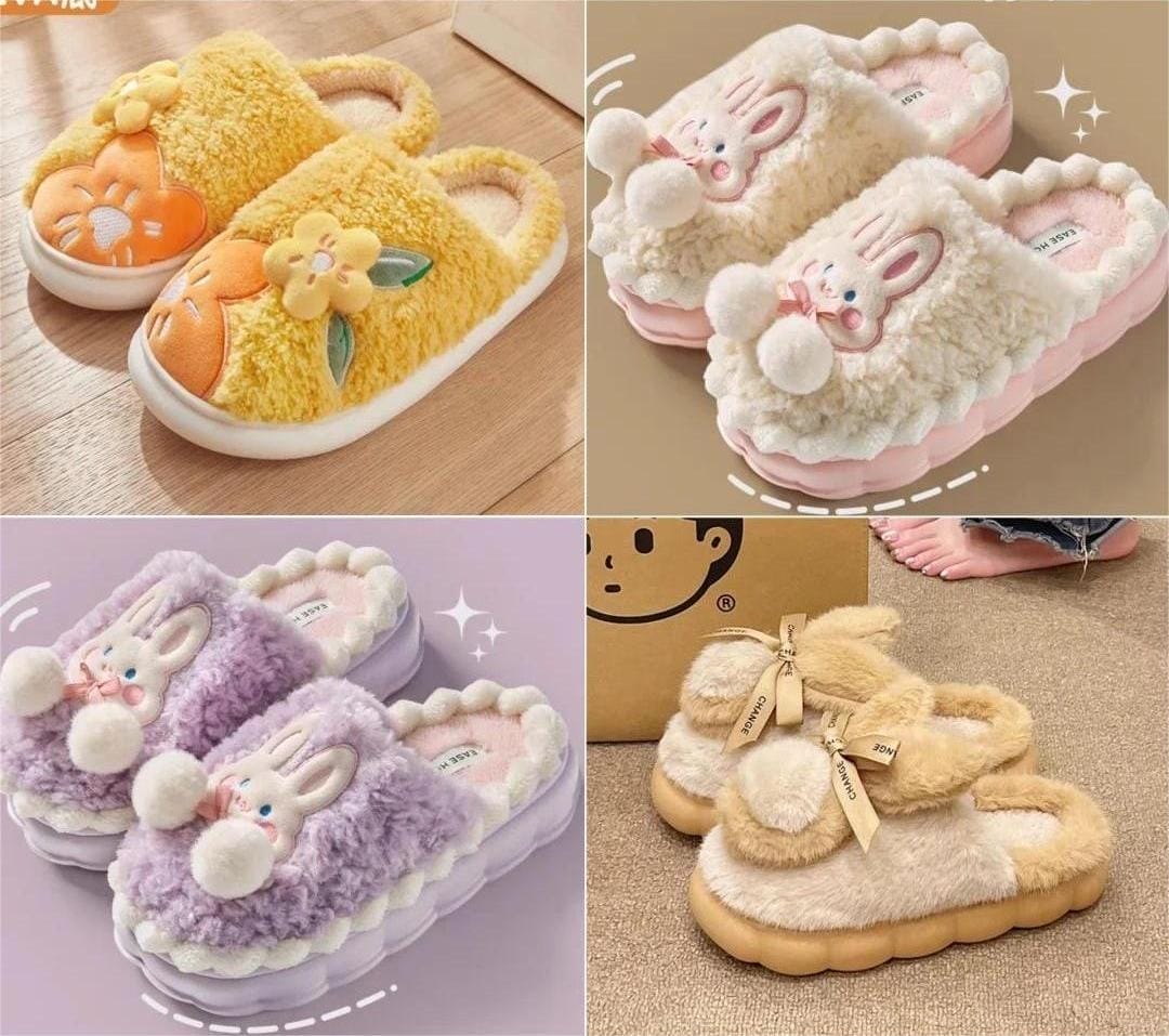 Choose Customised Plush Slippers