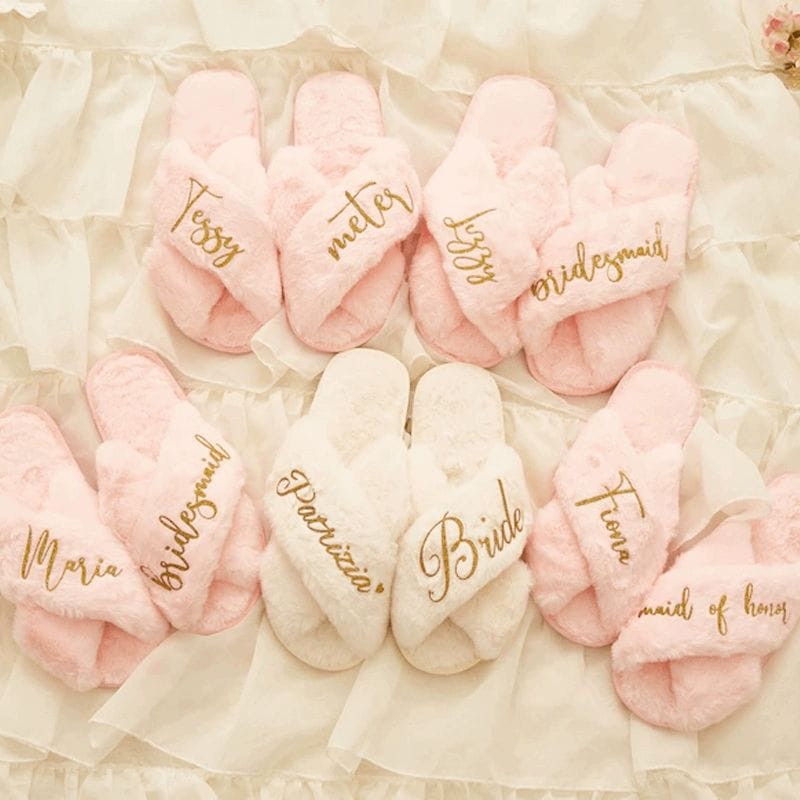 Customized Furry Slippers