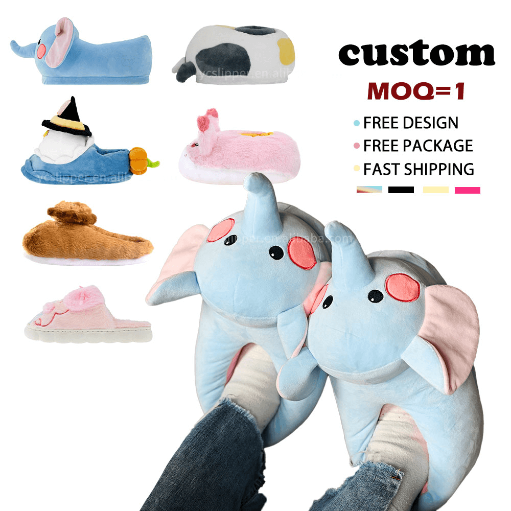 Custom Plush Slippers