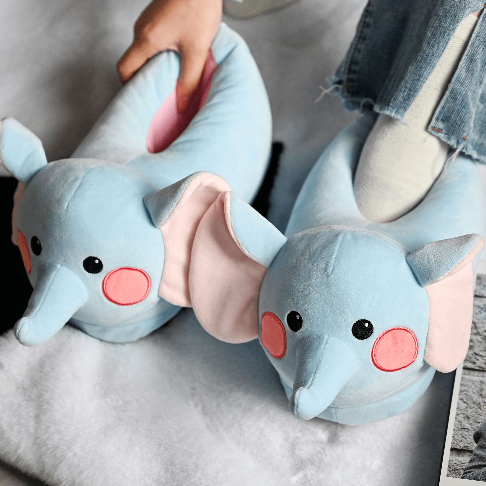 Custom Plush Slippers
