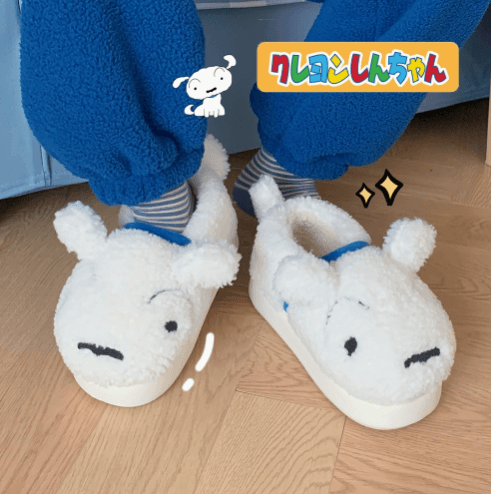 Custom Crayon Shin - chan Slippers: Playful Comfort for Fans