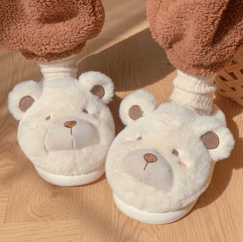 Half-Cover Cotton Slippers: The Perfect Balance of Warmth and Breathability